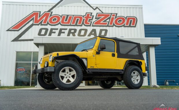 2006 Jeep Wrangler Unlimited in Solar Yellow at Mount Zion Offroad