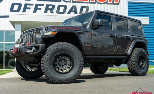 2022 Jeep Wrangler Unlimited Rubicon in Granite Crystal with Method 305 and Nitto Ridge Grappler 37x12.50R17
