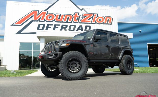 2022 Jeep Wrangler Unlimited Rubicon in Granite Crystal with Method 305 and Nitto Ridge Grappler 37x12.50R17 at Mount Zion Off-Road