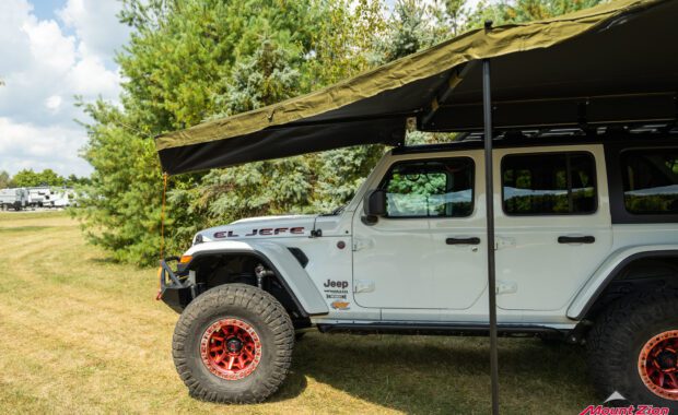 2020 Jeep Wrangler Unlimited Rubicon with 23 Zero Left Side Awning 270 Peregine