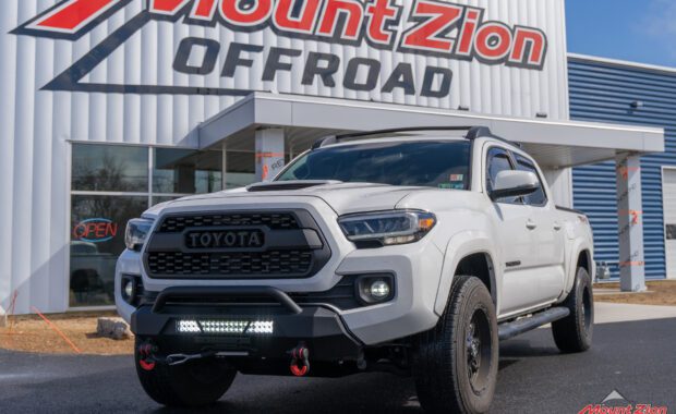 2020 Toyota Tacoma TRD Sport Body Armor Winch Bumper with Smittybilt Gen 3 XRC Comp 9500 Winch and 20