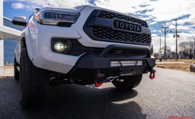 2020 Toyota Tacoma TRD Sport Body Armor Winch Bumper with Smittybilt Gen 3 XRC Comp 9500 Winch and 20