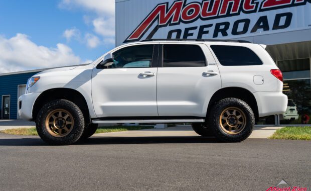 2017 Toyota Sequoia Lifted, drivers side