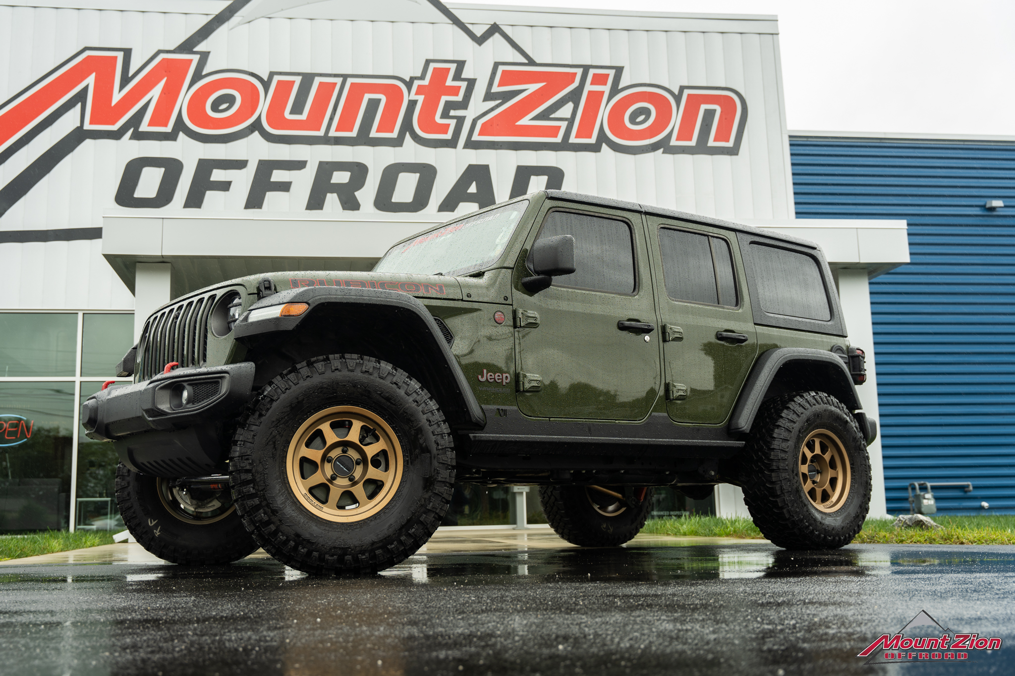 2021 Jeep Wrangler Rubicon Diesel - Sarge Green - Mount Zion Offroad