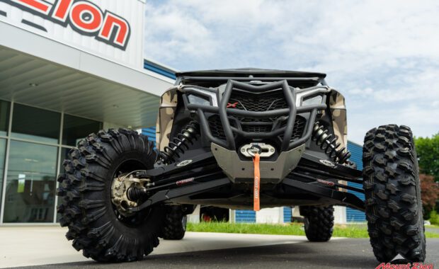 Can-Am Maverick X3 with HCR suspension and Motoravage XL tires and winch