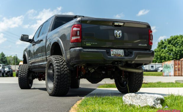 Mcgaughys Lifted Ram 2500 on Cali off-road wheels with 38