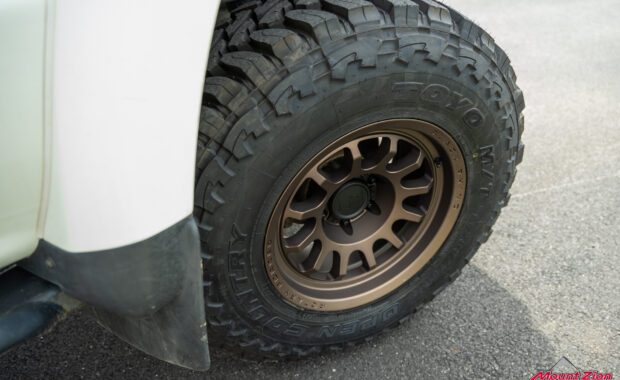 toyo open country M/T tire with Black Rhino Wheel on 1994 toyota land cruiser