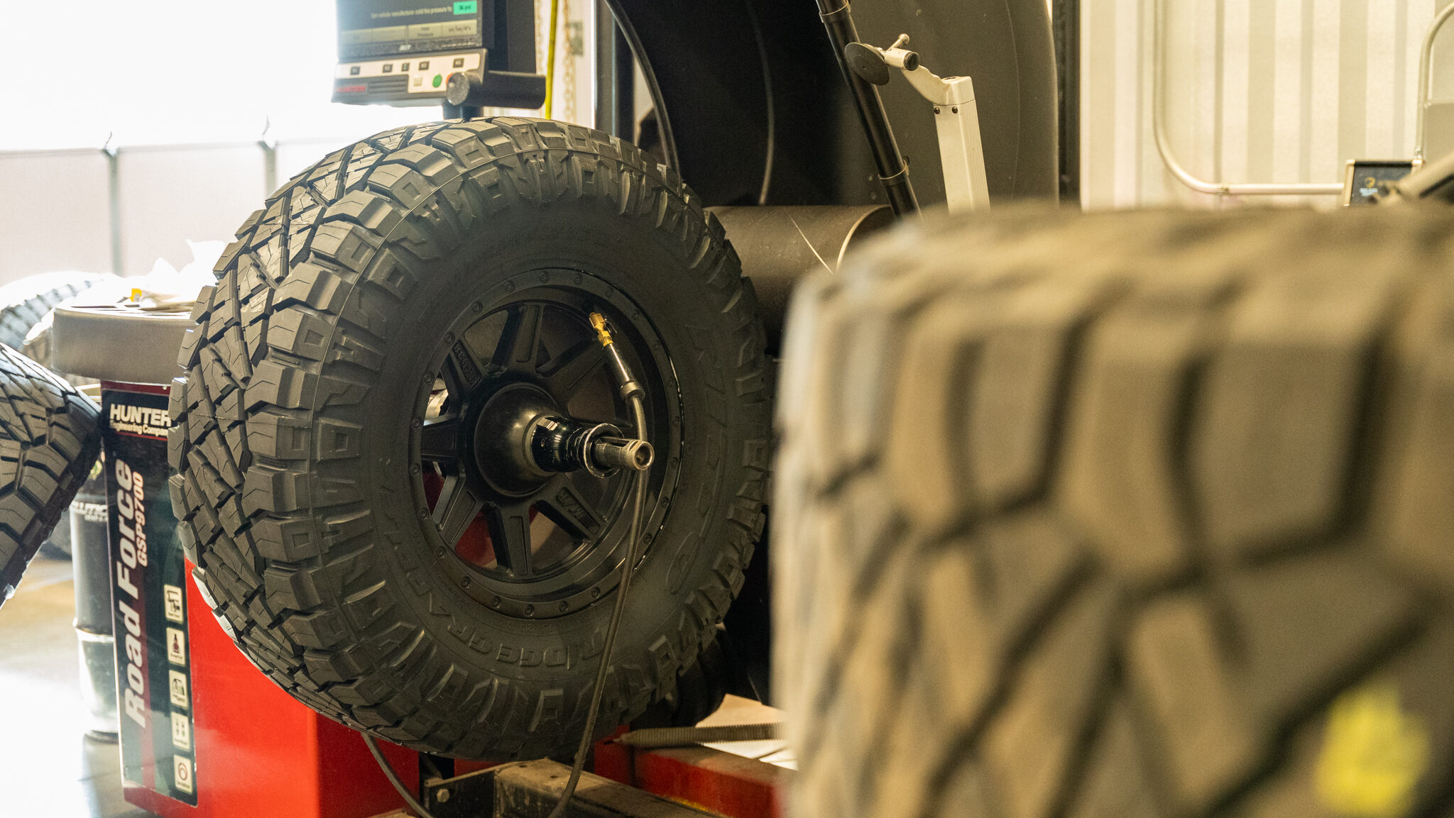 road-force tire balance testing Ford F250 front tires