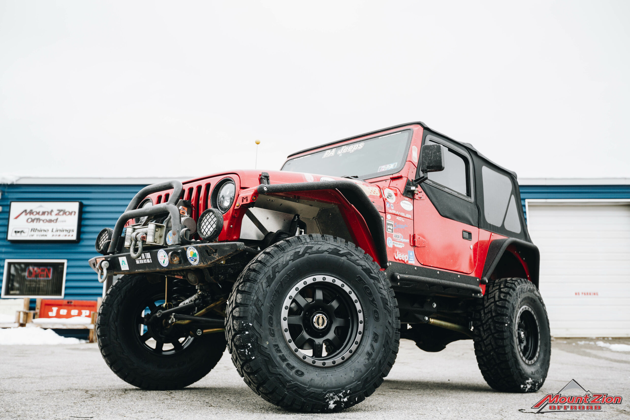 Lifted 1998 Jeep Wrangler Sport - Mount Zion Offroad