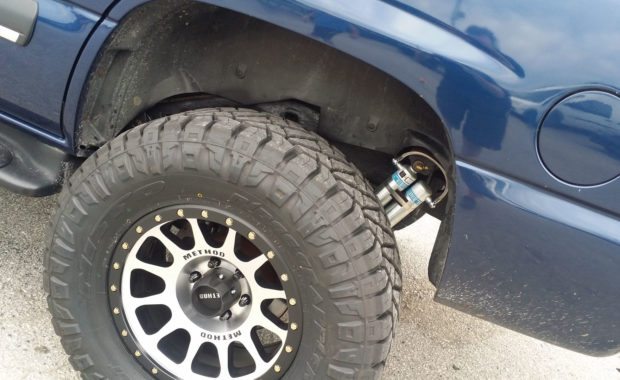 Chevy tahoe lifted on method wheels Bilstein suspension