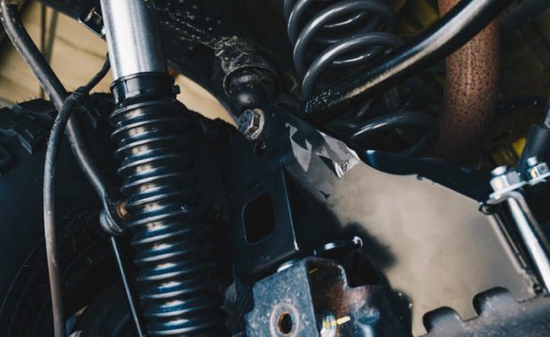 Bilstein AEV suspension parts on Wrangler