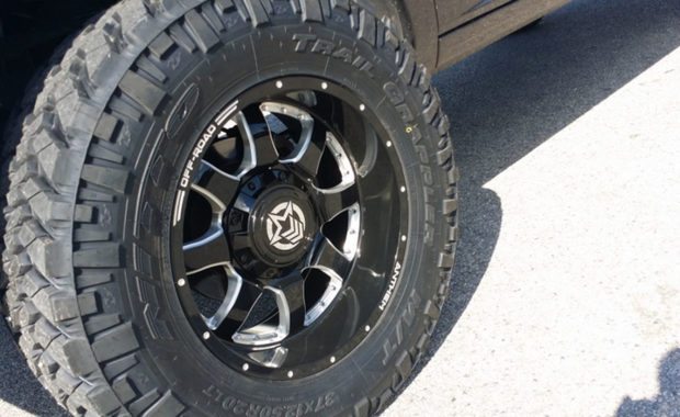 Anthem off-road wheel up close with Nitto trail grappler