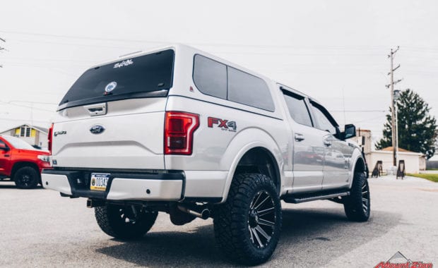 Silver 15 Ford F150 with 6