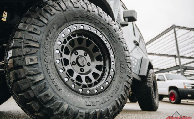 Black Rhino Primm 17x9 0mm Offset wheels and Nitto Ridge Grappler 35x12.50R17 tires