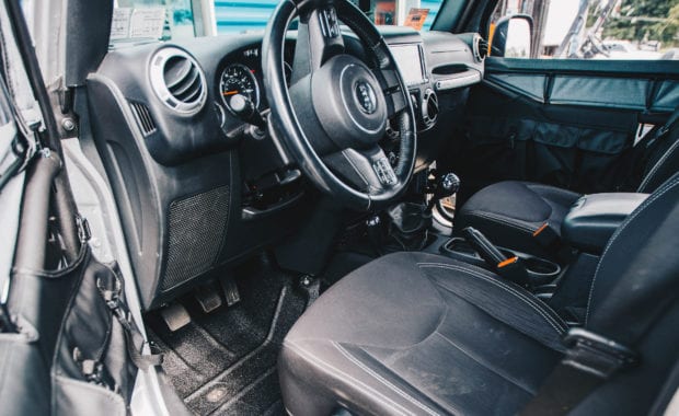Jeep interior