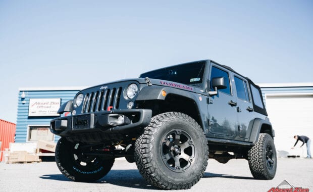 Grey 16 Rubicon with 3.5