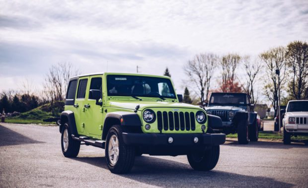 Green 2017 Jeep Wrangler