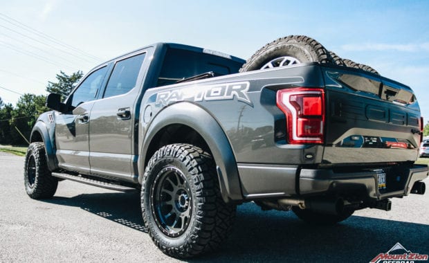 Ford Raptor with method race wheels