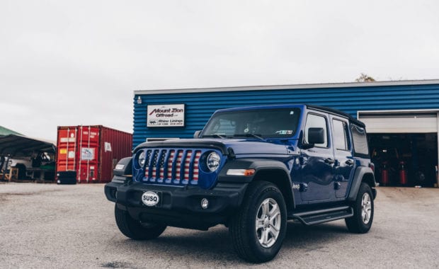 stock 2019 wrangler driver front driver side grille view