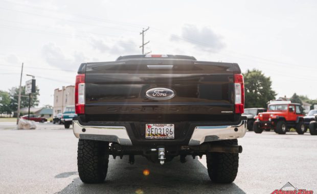 2020 Ford F250 rear tailgate view