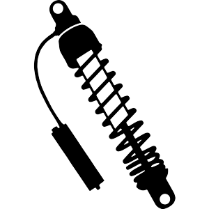 Icon for front truck suspension coilover with resivor